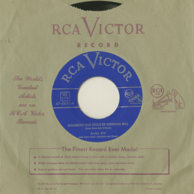 Somebody Bad Stole De Wedding Bell / Lovin' Spree (1954)