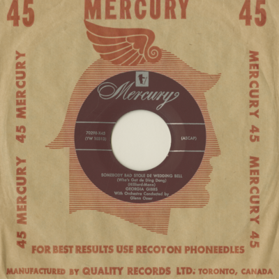 Somebody Bad Stole The Wedding Bell / Baubles Bangles And Beads