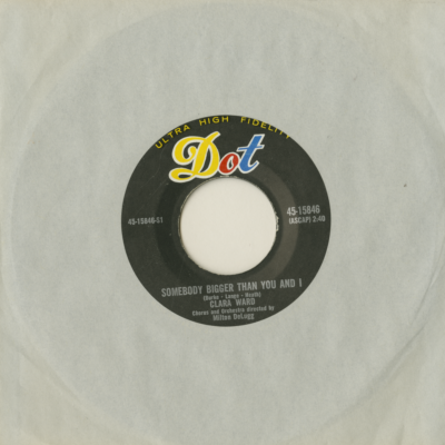 Somebody Bigger Than You And I / Packin Up