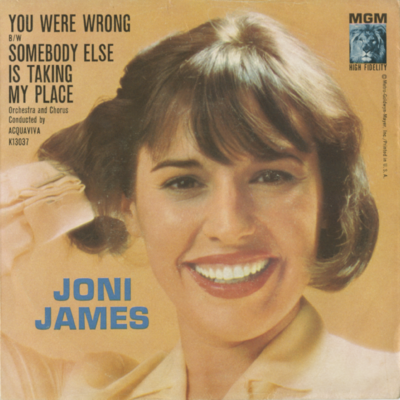 Somebody Else Is Taking My Place / You Were Wrong