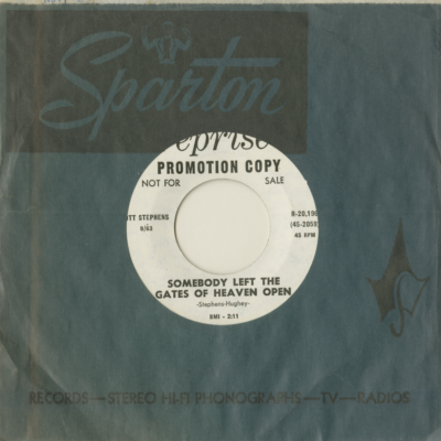 Somebody Left The Gates Of Heaven Open / Desperately (1963)