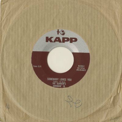 Somebody Loves You / Greensleeves: Vic Schoen Orchestra