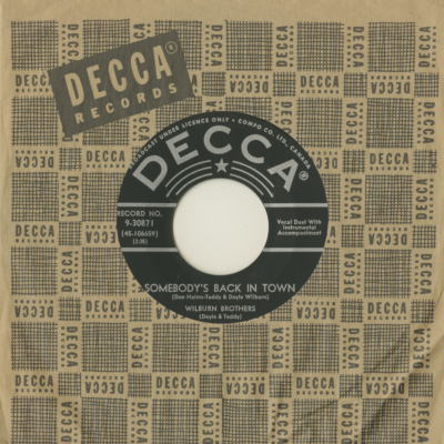 Somebody's Back In Town / I Love Everybody