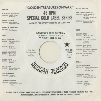 Somebody's Been Sleeping / I've Come To Save You (1970)