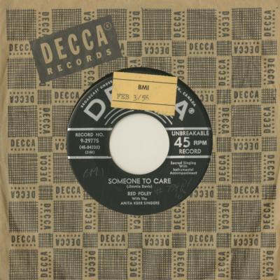 Someone To Care / I See God