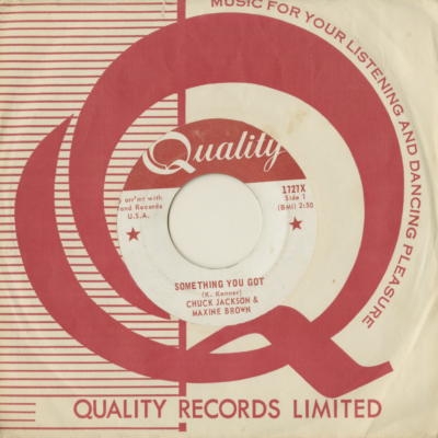 Something You Got / Baby Take Me