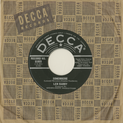 Somewhere / It's A Crying Shame