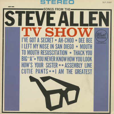 Songs From The Steve Allen TV Show