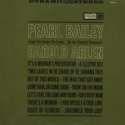 Songs Of Harold Arlen