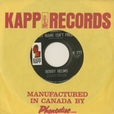 Sorry, My Name Isn't Fred / The Things I Remember Most