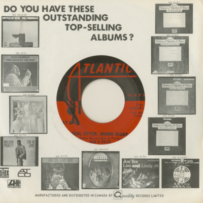 Soul Sister Brown Sugar / Come On In (1968)