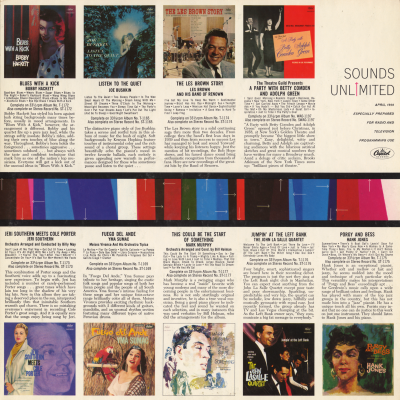 Sounds Unlimited For April 1958 (1958)