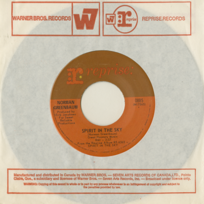 Spirit In The Sky / Milk Cow (1970)