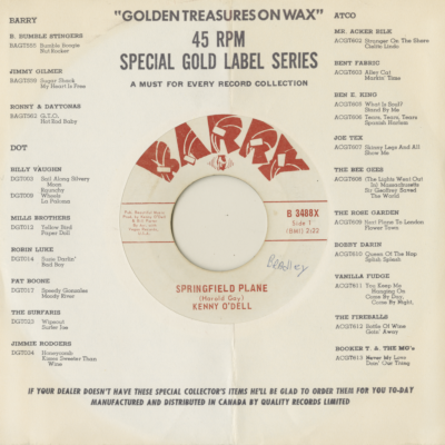 Springfield Plane / I'm Gonna Tke It All (1968)