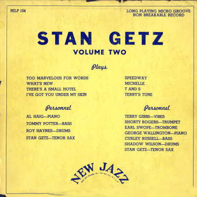 Stan Getz, Volume 2 (1950)