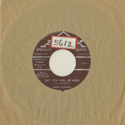 Starlight Starbright / Say You Will Be Mine (1958)