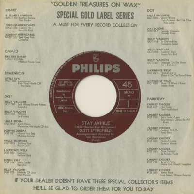 Stay Awhile / Something Special