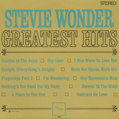 Stevie Wonder's Greatest Hits (1968)