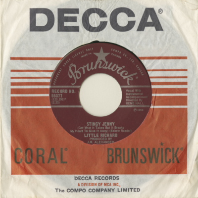 Stingy Jenny / Baby Don't You Tear My Clothes