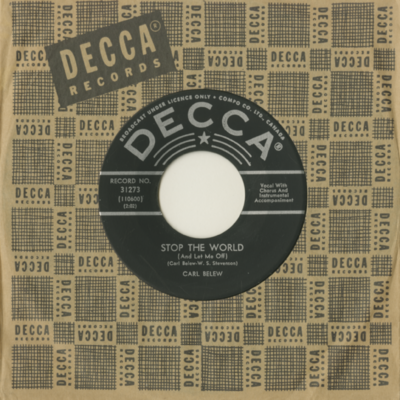 Stop The World / I Can't Take A Chance