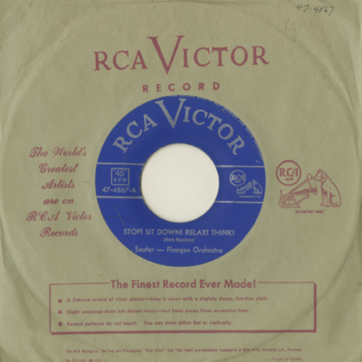 Stop! Sit Down! Relax! Think! (1952)