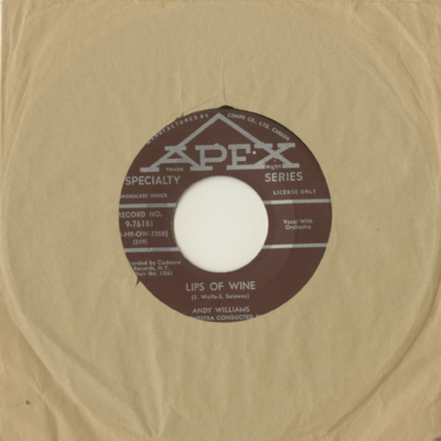 Straight From My Heart / Lips Of Wine