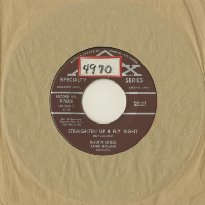 Straighten Up & Fly Right / Wrong Guy (1958)