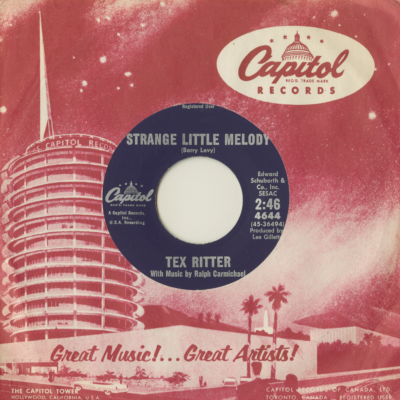 Strange Little Melody / Lonely Soldier Boy (1961)