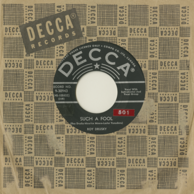 Such A Fool / Our Church Your Wedding