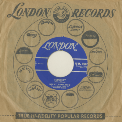 Suddenly / I Couldn't Sleep A Wink Last Night (1960)