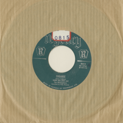 Sugaree / Rain Down Tears (1959)