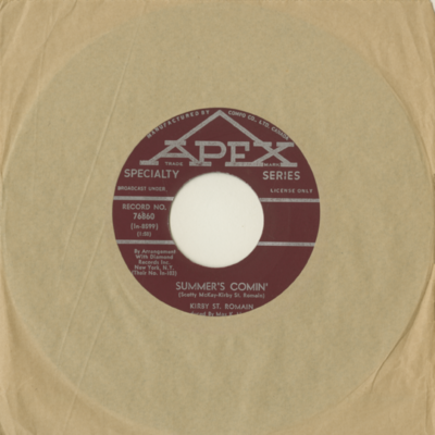 Summer's Comin' / Miss You So (1963)