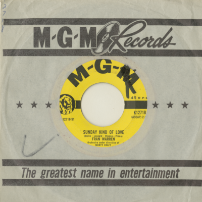 Sunday Kind Of Love / Don't Let It Break Your Heart