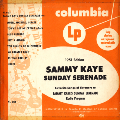 Sunday Serenade 1951 Edition