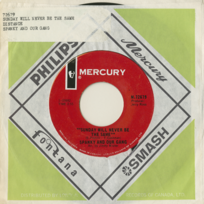 Sunday Will Never Be The Same / Distance (1967)