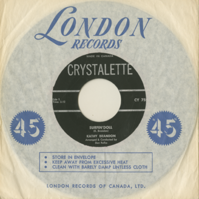 Surfin' Doll / A Boy To Love Me (1963)