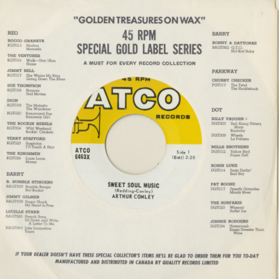 Sweet Soul Music / Let's Go Steady