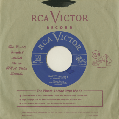 Sweet Violets / If You Turn Me Down (1951)