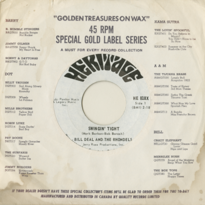 Swingin' Tight / Tuck's Theme (1969)