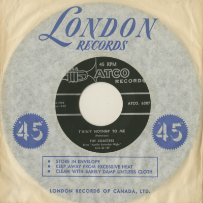 T'Aint Nothing To me / Speedo's Back In Town