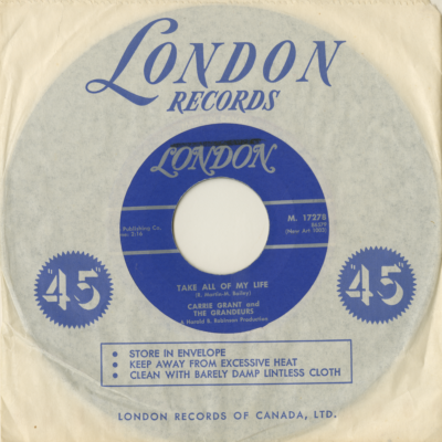 Take All Of My Life / There'll Come A Time (1962)