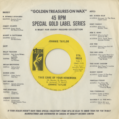 Take Care Of Your Homework / Hold On This Time