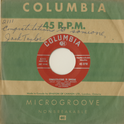 Take Me / Congratulations To Someone