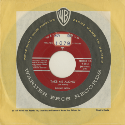 Take Me Along / Oh Baby Don't Cry (1959)