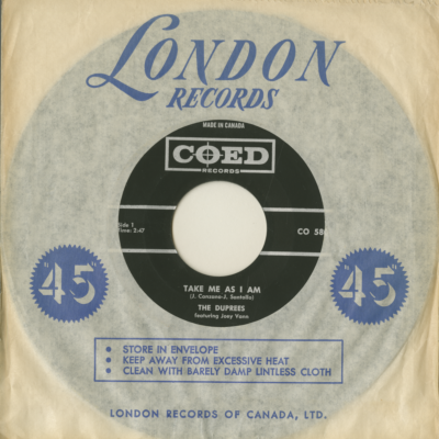 Take Me As I Am / I Gotta Tell Her Now