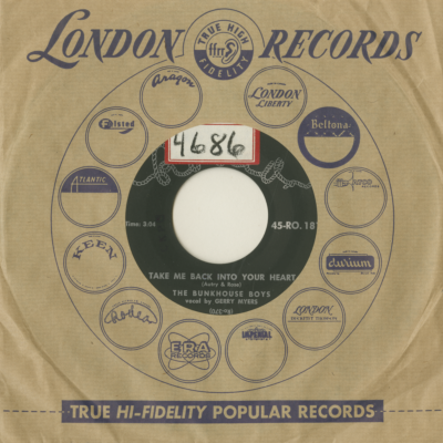 Take Me Back To Your Heart / The French Song (1958)