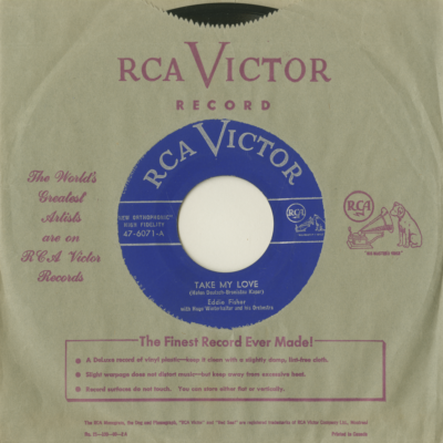 Take My Love / Just One More Time (1955)