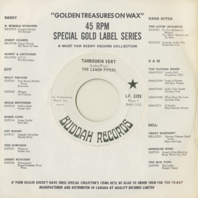 Tambourin Vert / No Help From Me