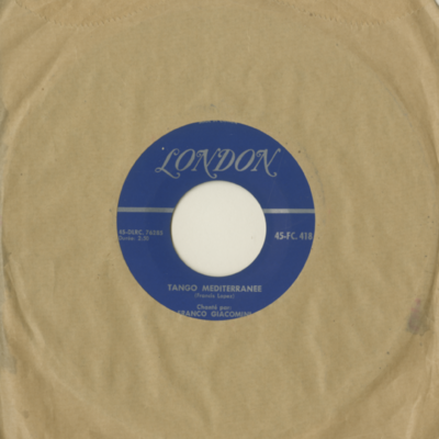 Tango Mediterranee / Pardonne-Moi (1957)