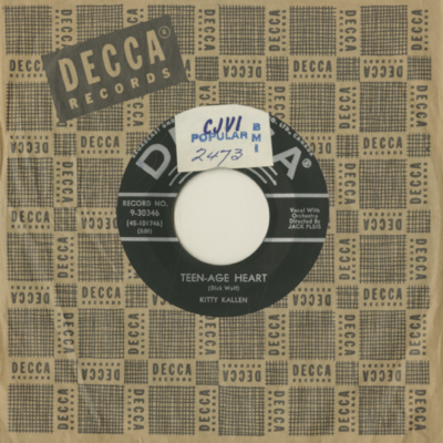 Teen-Age Heart / Hideaway Heart